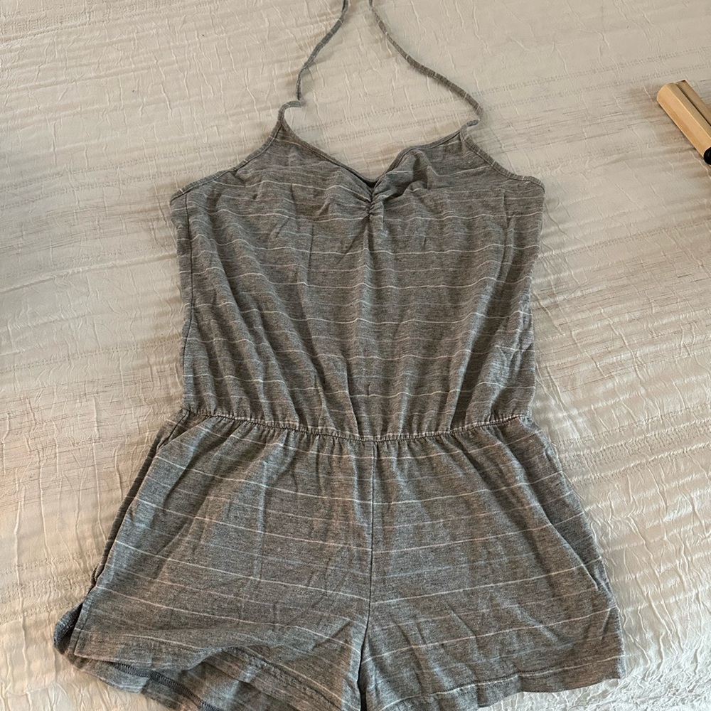 Aritzia Striped Romper